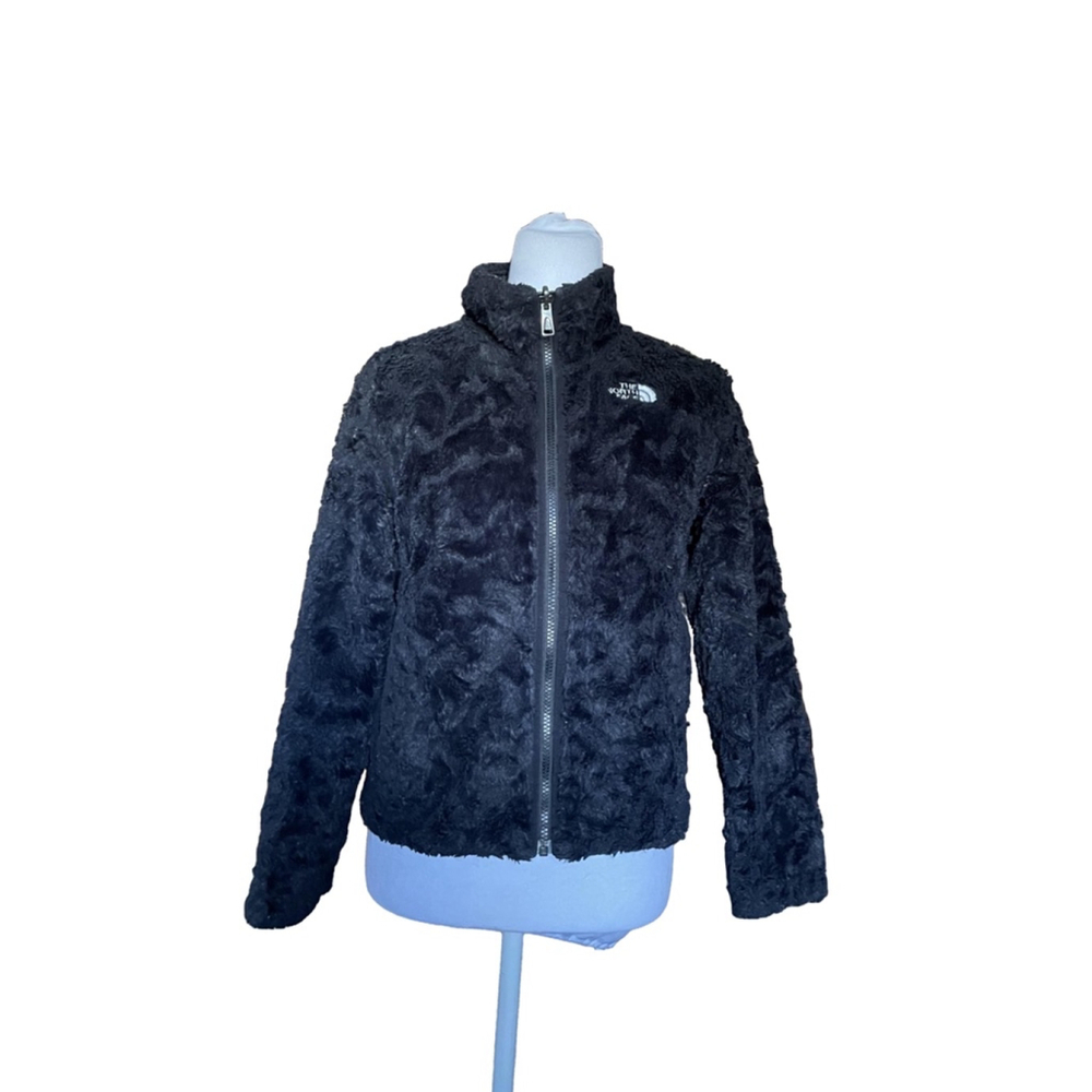Girls The North Face Jacket, M, Black reversible - Picture 2 of 6